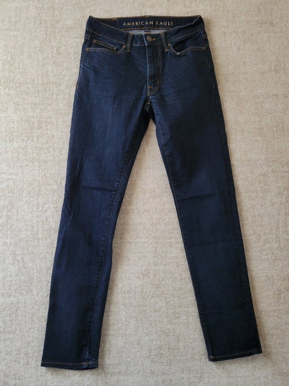 American Eagle Dark Wash Slim Straight Flex Denim Jeans Size W29 L32 Mens Casual